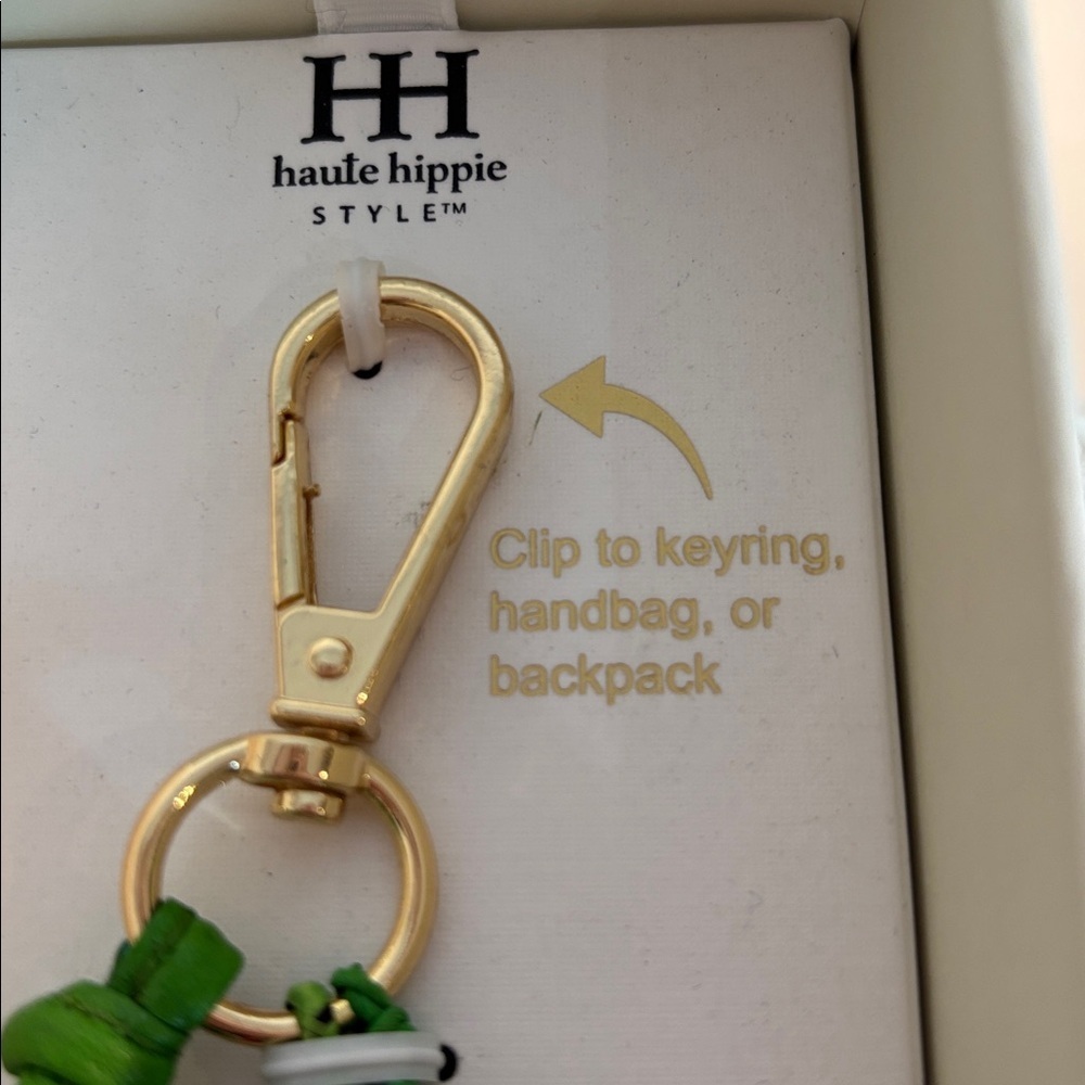 Haute Hippie strawberry straw handmade   Bag Charm/key chain BNIB - Picture 8 of 9